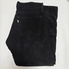Levi’sリーバイス514コーデュロイW34 L30 ブラックスリムストレート