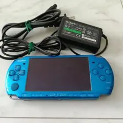 SONY PSP 本体 青色 ACアダプター付き
