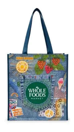 【新品未使用】WHOLE FOODS MARKET エコバッグ　ホールフーズ