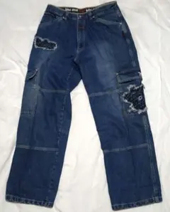 古着 kakei street ワイド デニムパンツ ワイド ジーンズ