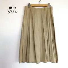 grin グリン タックスカート ベージュのサムネイル