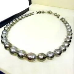 テリ最強】黒蝶真珠 タヒチ パール ネックレス 大珠 12.5mm 58.4g 