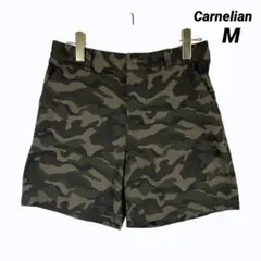 Carnelian 迷彩　ハーフパンツ　バックゴム　カモフラ　M レディースのサムネイル