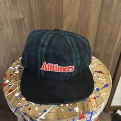 Alltimers チェック柄キャップ