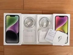 iPhone14 箱　ケーブル、SIMピン 2個セット