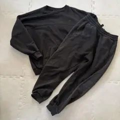 アディダス スウェット上下セット ブラック