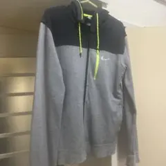Nike フルジップ パーカー M グレー/ブラック