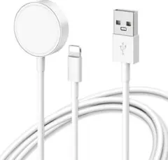 Apple watch充電器 アップルウォッチ 2in1 ケーブル マグネット式