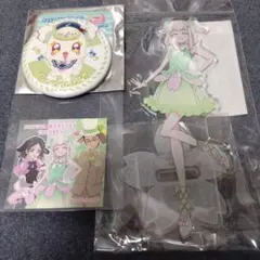 キミとアイドルプリキュア　田中プリン　アクリルスタンド　ステッカー　缶バッジ