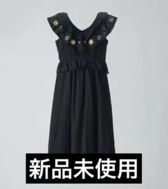 【idem】花柄刺繍フリルワンピース｜新品・未使用のサムネイル