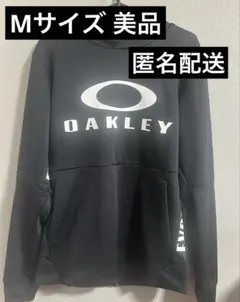 OAKLEY フード付きパーカー M 黒　美品のサムネイル