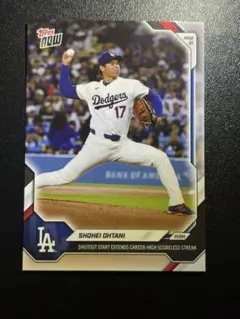 topps NOW 大谷翔平　ドジャース　2026年6回無失点初勝利