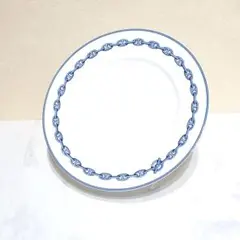 ほぼ未使用•特大27cm】HERMES シェーヌダンクル ブルー 皿 プレート