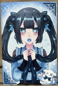 ポストカード オリジナルイラスト 地雷系女の子 １枚