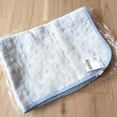 美品 unico ブランケット ワッフルケット ブルー - メルカリ