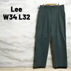 Lee ツータック チノパン グレー W34 L32