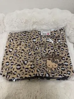 ハローキティ ヒョウ柄 底マチボアトート