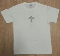 Spark クロス刺繍 Tシャツ M ホワイト