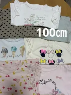 100㎝ ノースリーブTシャツ7枚まとめ売り 女の子