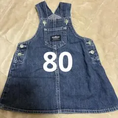 OshKosh デニムジャンバースカート サイズ80 美品