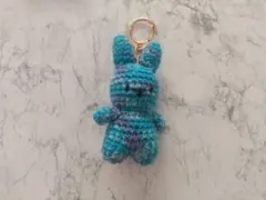 うさぎ あみぐるみ キーホルダー ハンドメイド 編みぐるみ