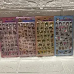 モフサンドボンボンドロップシール4枚セット