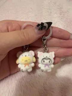 サンリオ めじるしアクセサリー ふわふわスノー ポムポムプリン クロミ