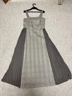 INGNYチェック柄マキシドレス