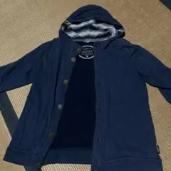 Gohemp フード付きネイビー パーカー XS