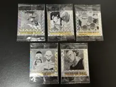 5枚セット ドラゴンボール40周年記念 イラストレーションシールウエハース