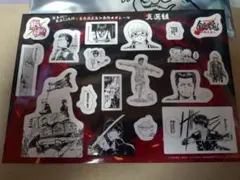 劇場版銀魂吉原大炎上 特典ステッカーシート新選組　ガチャクリアファイル 土方沖田