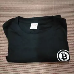 ビットコインロゴ Tシャツ 2XL ブラック