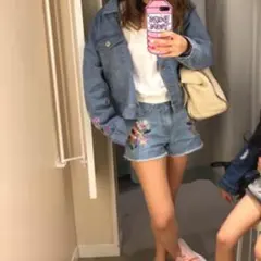 スパイラルガール デニムセットアップ