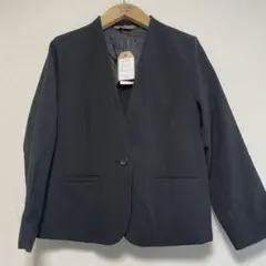 Everyday Clothes ノーカラージャケット 黒　しまむら　3XL