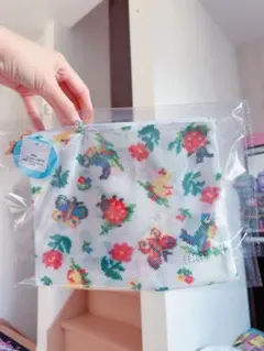 フェイラー ハイジ メッシュポーチ Ｌサイズホワイト　新品未使用品