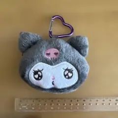 Kuromi ぬいぐるみポーチ グレー