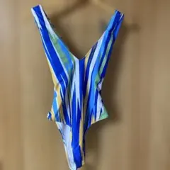 Mサイズ ストライプ ワンピース水着