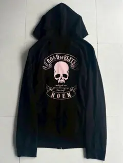 Roen zip hoodie leopard skull y2k 00s - メルカリ