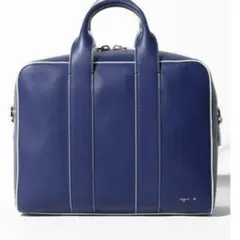アニエスべー ボストンバッグ　MARiNE　2way　ブルー agnes b