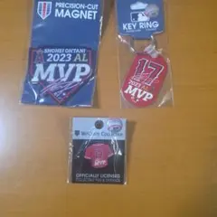 エンゼルス 大谷翔平 2023 AL MVP受賞記念アクセサリー 3点セット
