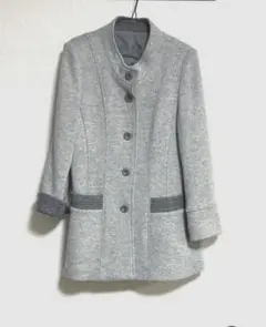 お値下げ☆新品、未使用　La Paixラペ ニットコート　総裏付き　Mサイズ