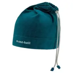 モンベル ボルカノキャップ ブルーグリーン ニット帽 ネックウォーマー