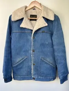 デニムボア襟ジャケット