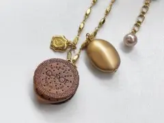 Q-pot. キューポット ビスケット ネックレス