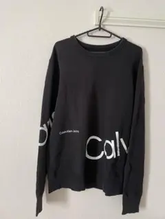 Calvin Klein Jeans ブラック トレーナー M