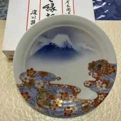 九谷焼 新品 波 葛飾北斎 小皿 2枚 青郊窯 - メルカリ