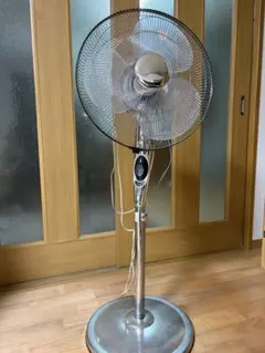 山善 メタル 扇風機 リビングファン メタリック レトロ アンティーク
