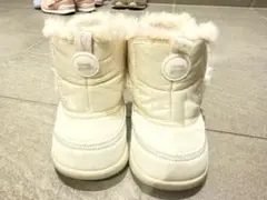 IFME ファー付き冬用ブーツ ホワイト