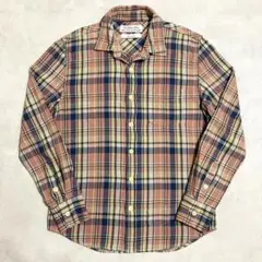 REMI RELIEF レミレリーフ 長袖 ネルシャツ チェック Sサイズ
