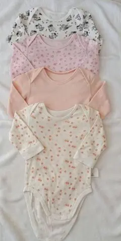 UNIQLO ユニクロ ベビー肌着 長袖 4枚セット 70